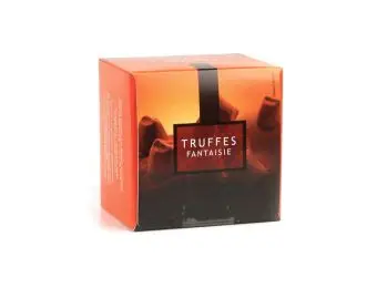 Franske chokoladetrøfler, æske med 200 gr.